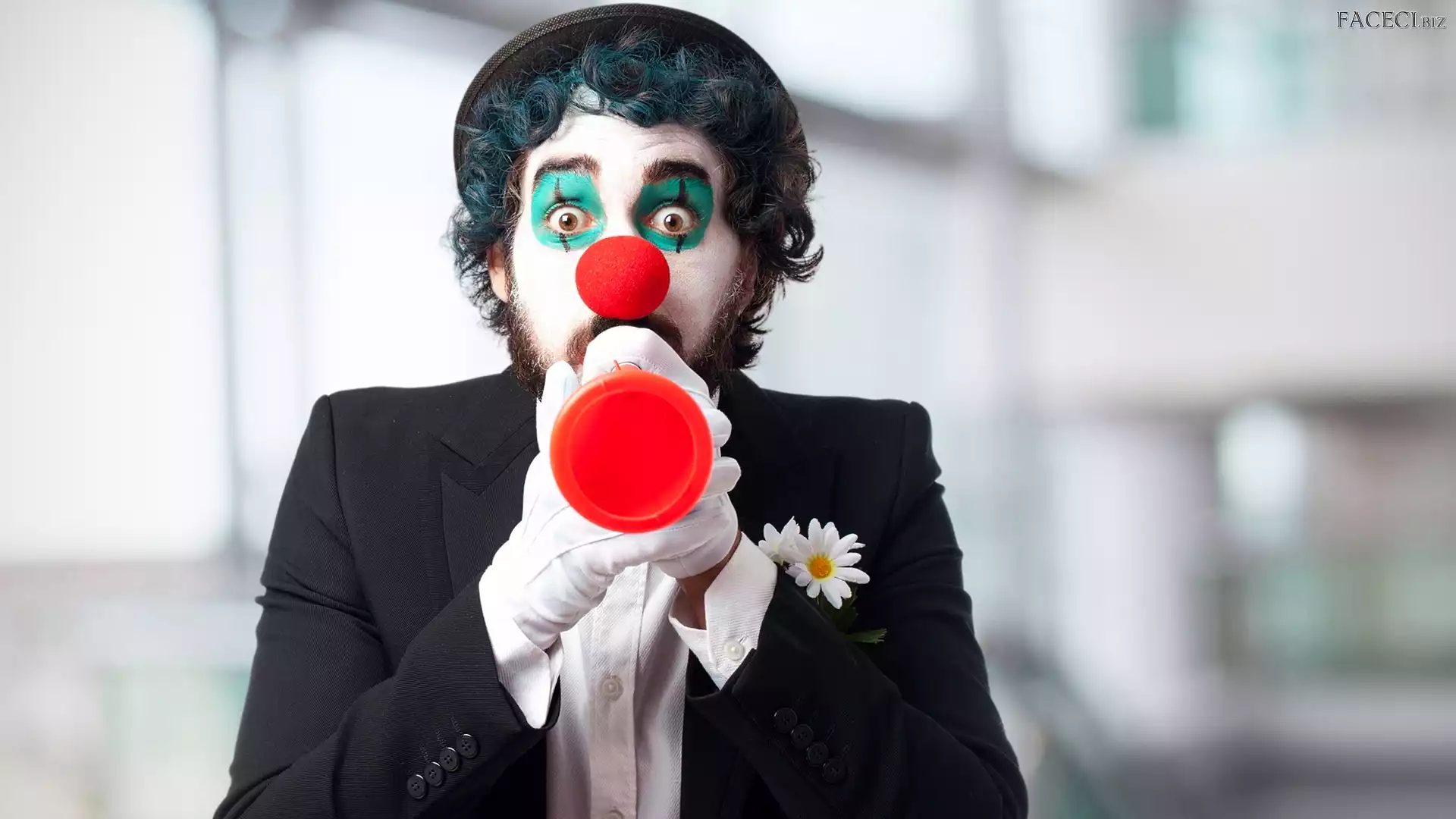 Trąbka, Mężczyzna, Klaun